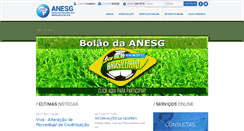 Desktop Screenshot of anesg.org.br